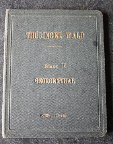 Alte landkarte thüringer - alte,