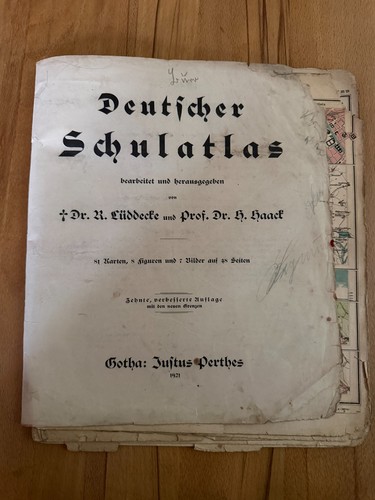 Deutscher schulatlas 1921 - schulatlas,