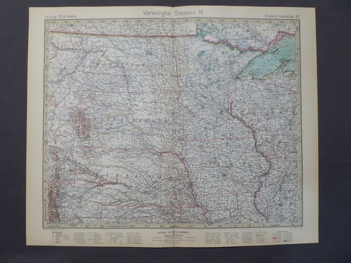 Landkarte stieler usa - usa, nord