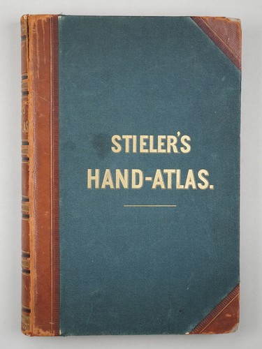 Stieler hand atlas über - stieler's,