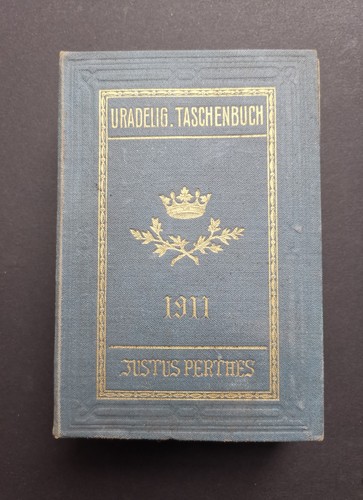 Uradeliges taschenbuch 1911 - taschenbuch,