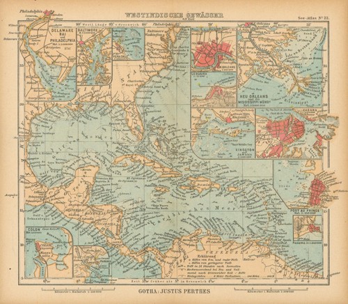 Historische seekarte - historische,
