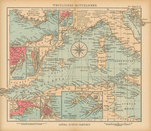 Historische seekarte - historische,