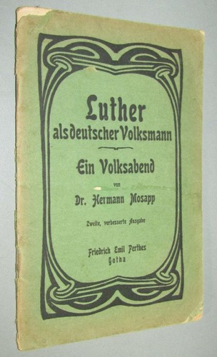 Martin luther als deutscher - martin,