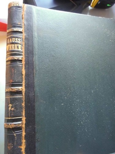 Carl friedrich gauss werke - gauss,