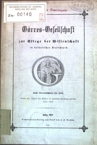 Briefe von joseph - von, görres