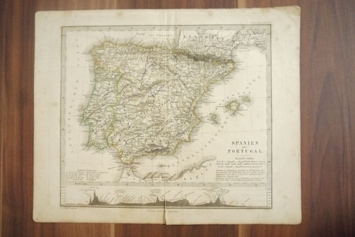 Spanien und portugal landkarte - spanien,