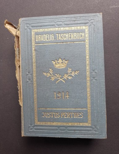 Uradeliges taschenbuch 1914 - taschenbuch,