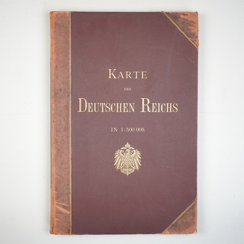 Atlas karte des deutschen - des,
