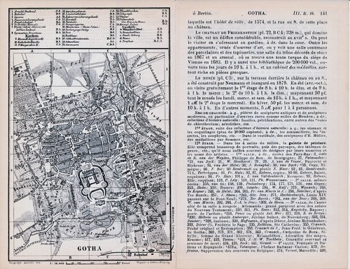Gotha 1888 orig stadtplan - 1888, orig.